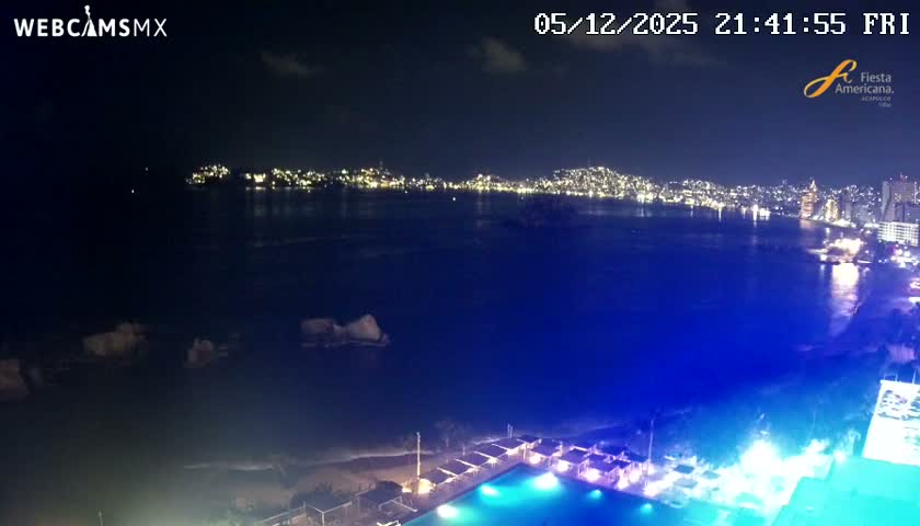 Acapulco,  Playa Condesa Beach Live Cam - Acapulco de Juarez, Guerrero, Mexico