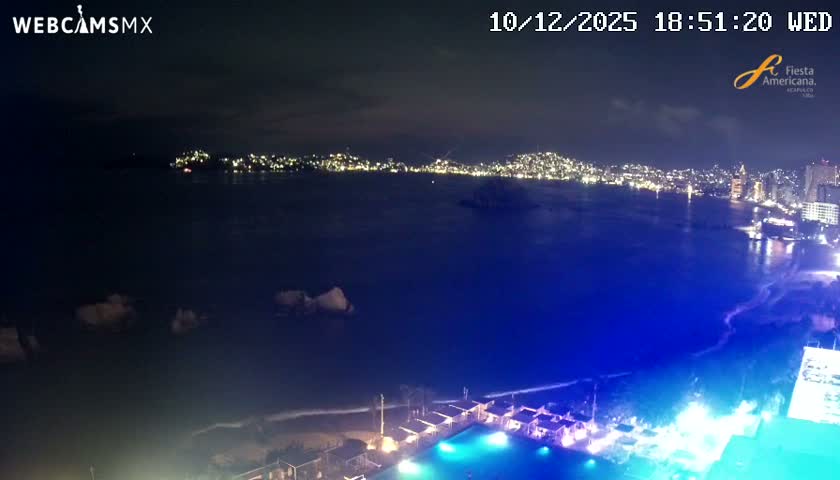 Acapulco,  Playa Condesa Beach Live Cam - Acapulco de Juarez, Guerrero, Mexico