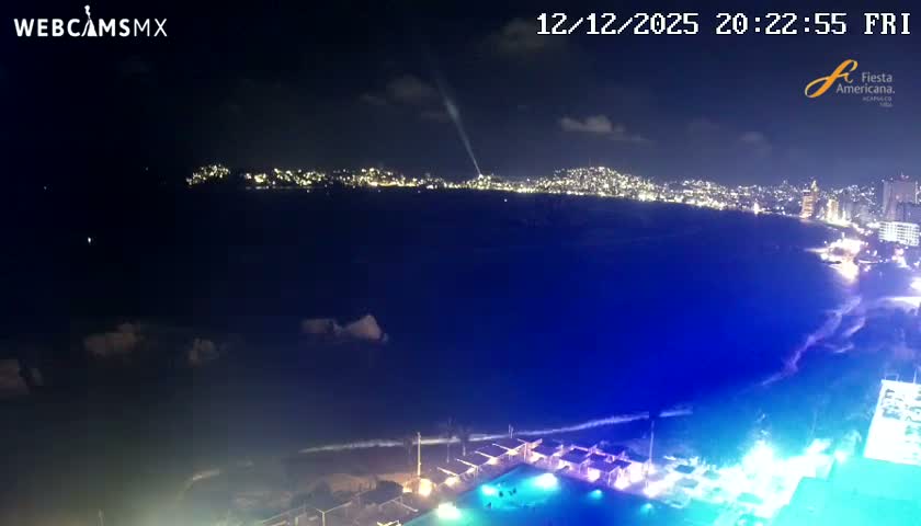 Acapulco,  Playa Condesa Beach Live Cam - Acapulco de Juarez, Guerrero, Mexico