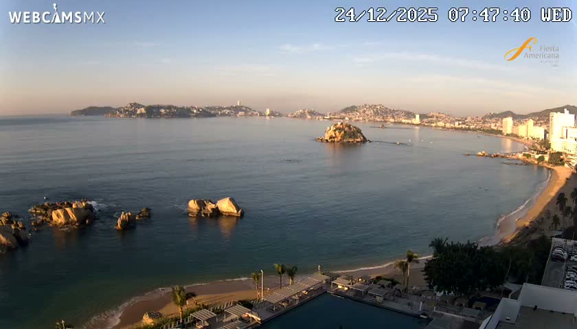 Acapulco,  Playa Condesa Beach Live Cam - Acapulco de Juarez, Guerrero, Mexico