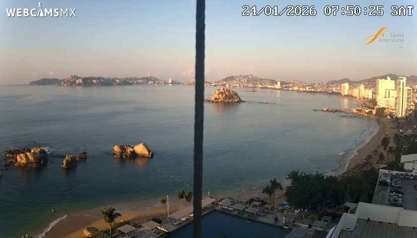 Acapulco,  Playa Condesa Beach Live Cam - Acapulco de Juarez, Guerrero, Mexico