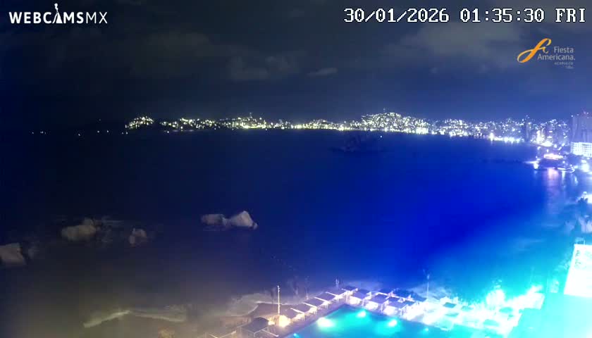 Acapulco,  Playa Condesa Beach Live Cam - Acapulco de Juarez, Guerrero, Mexico