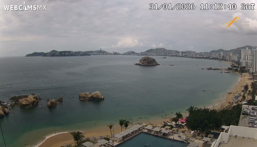 Acapulco,  Playa Condesa Beach Live Cam - Acapulco de Juarez, Guerrero, Mexico