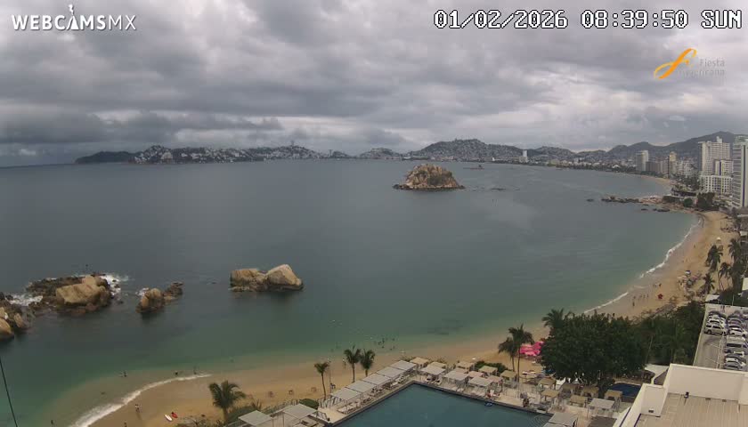 Acapulco,  Playa Condesa Beach Live Cam - Acapulco de Juarez, Guerrero, Mexico
