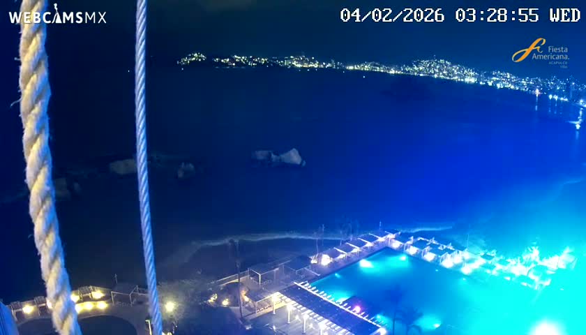 Acapulco,  Playa Condesa Beach Live Cam - Acapulco de Juarez, Guerrero, Mexico