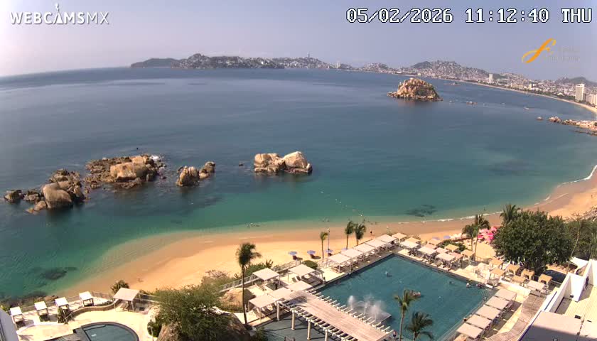 Acapulco,  Playa Condesa Beach Live Cam - Acapulco de Juarez, Guerrero, Mexico