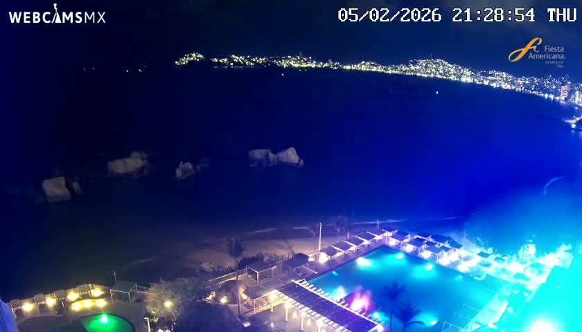 Acapulco,  Playa Condesa Beach Live Cam - Acapulco de Juarez, Guerrero, Mexico