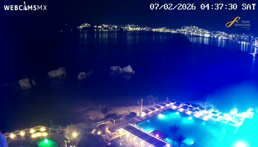 Acapulco,  Playa Condesa Beach Live Cam - Acapulco de Juarez, Guerrero, Mexico