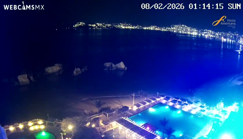 Acapulco,  Playa Condesa Beach Live Cam - Acapulco de Juarez, Guerrero, Mexico