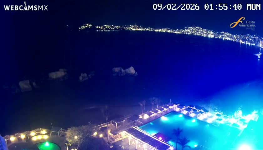 Acapulco,  Playa Condesa Beach Live Cam - Acapulco de Juarez, Guerrero, Mexico