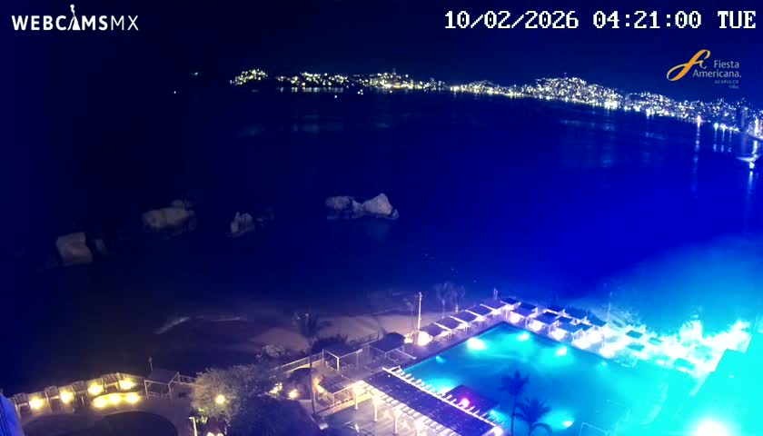 Acapulco,  Playa Condesa Beach Live Cam - Acapulco de Juarez, Guerrero, Mexico