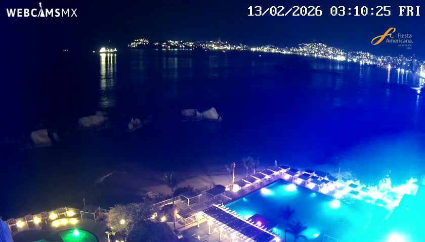 Acapulco,  Playa Condesa Beach Live Cam - Acapulco de Juarez, Guerrero, Mexico