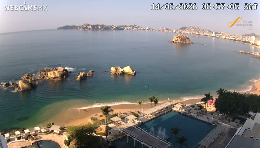 Acapulco,  Playa Condesa Beach Live Cam - Acapulco de Juarez, Guerrero, Mexico
