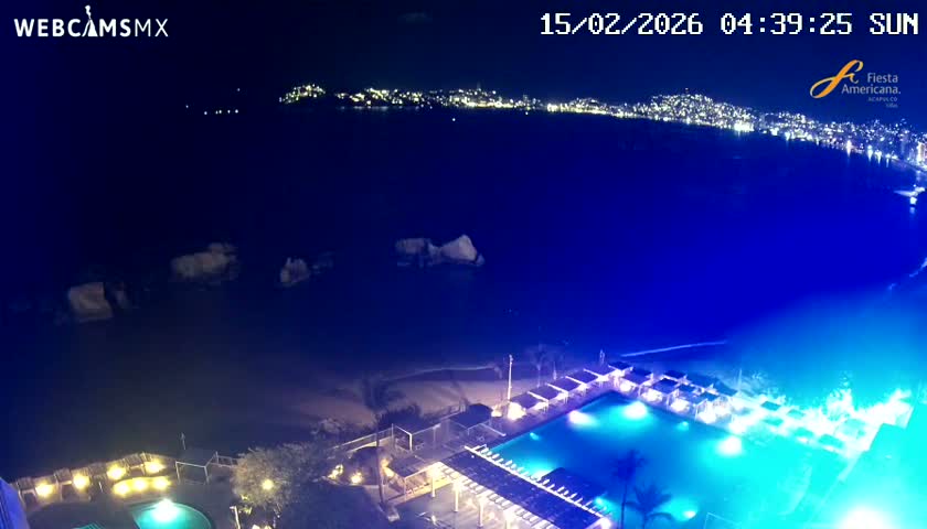 Acapulco,  Playa Condesa Beach Live Cam - Acapulco de Juarez, Guerrero, Mexico