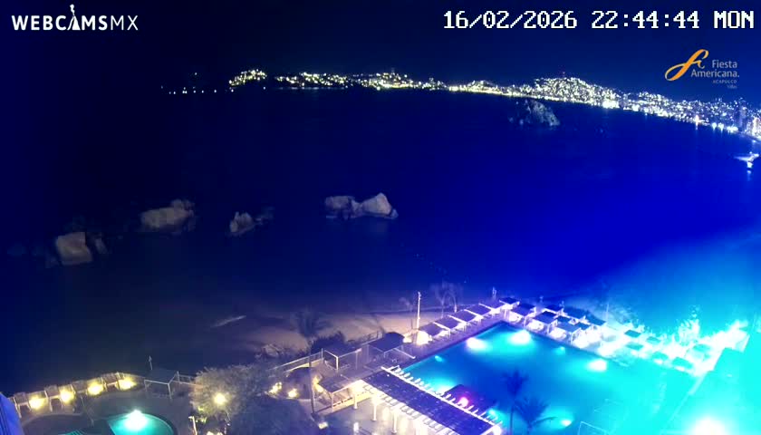 Acapulco,  Playa Condesa Beach Live Cam - Acapulco de Juarez, Guerrero, Mexico