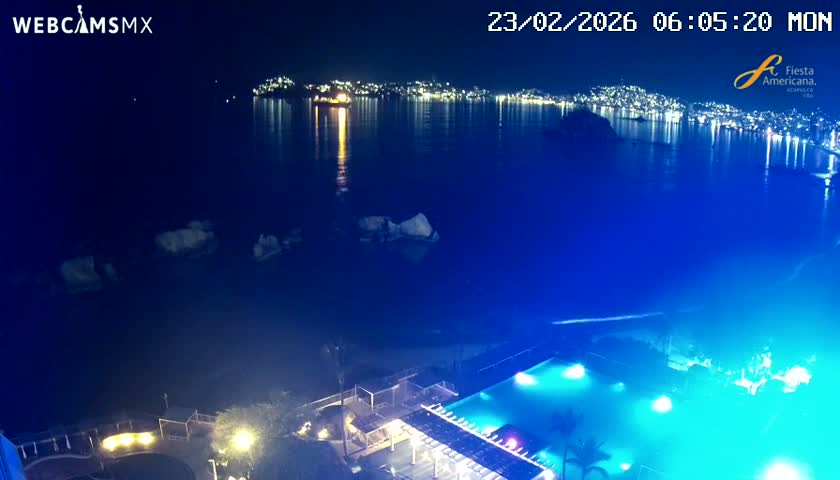 Acapulco,  Playa Condesa Beach Live Cam - Acapulco de Juarez, Guerrero, Mexico
