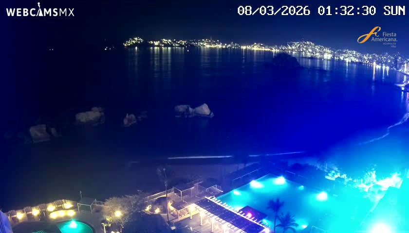 Acapulco,  Playa Condesa Beach Live Cam - Acapulco de Juarez, Guerrero, Mexico