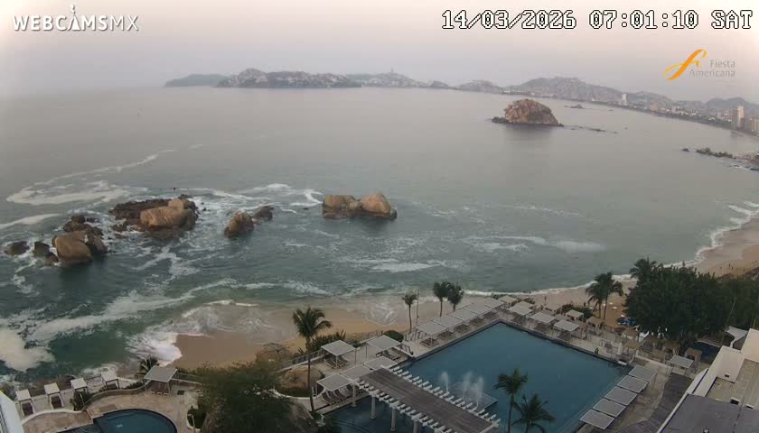 Acapulco,  Playa Condesa Beach Live Cam - Acapulco de Juarez, Guerrero, Mexico
