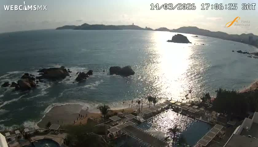 Acapulco,  Playa Condesa Beach Live Cam - Acapulco de Juarez, Guerrero, Mexico