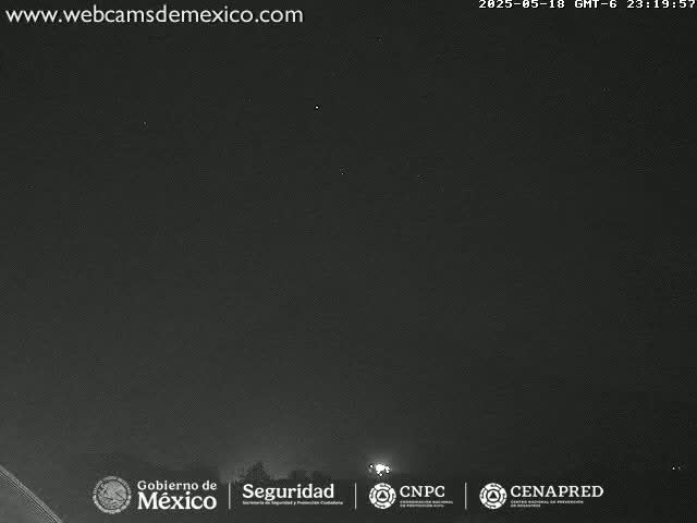 Volcán de  Colima Volcano from Montitlan Live Cam - Villa de Alvarez, Colima, Mexico