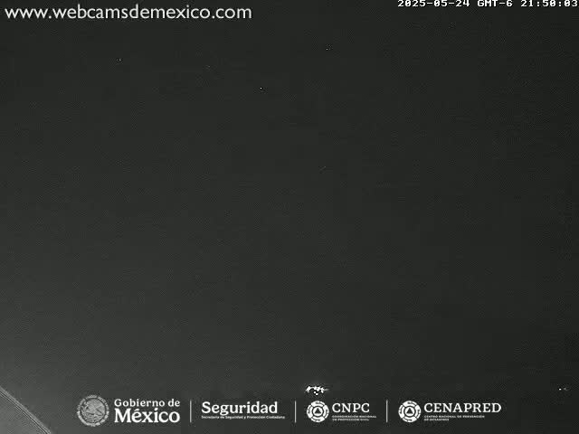 Volcán de  Colima Volcano from Montitlan Live Cam - Villa de Alvarez, Colima, Mexico