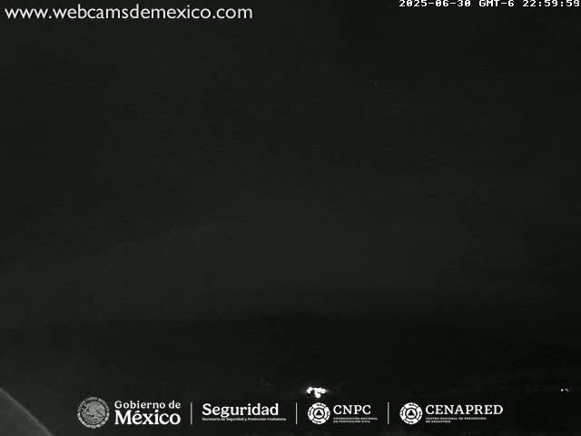 Volcán de  Colima Volcano from Montitlan Live Cam - Villa de Alvarez, Colima, Mexico