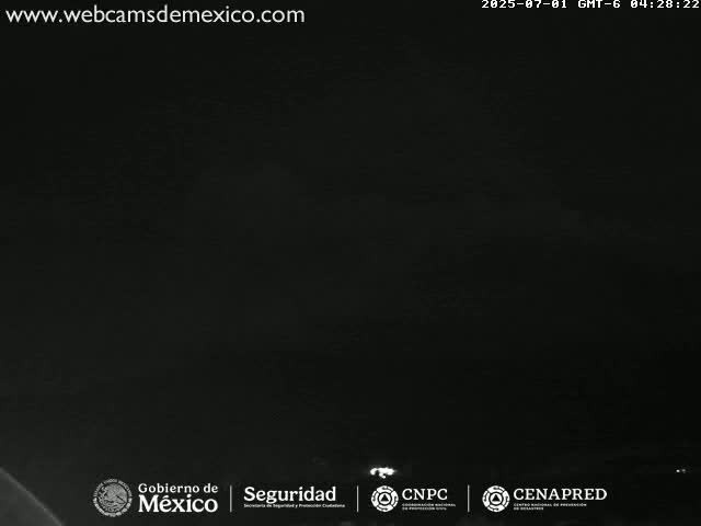 Volcán de  Colima Volcano from Montitlan Live Cam - Villa de Alvarez, Colima, Mexico