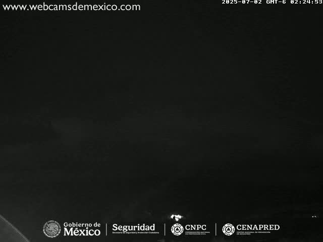 Volcán de  Colima Volcano from Montitlan Live Cam - Villa de Alvarez, Colima, Mexico