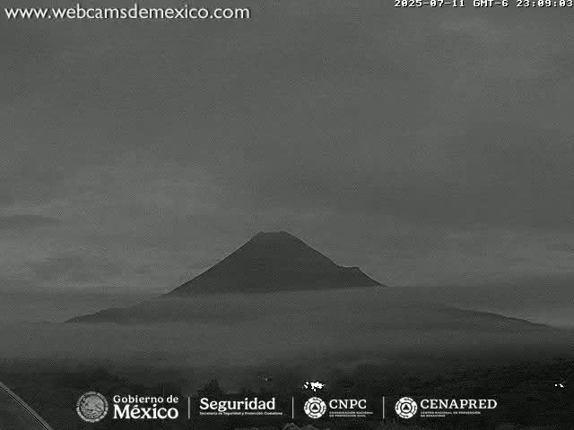 Volcán de  Colima Volcano from Montitlan Live Cam - Villa de Alvarez, Colima, Mexico