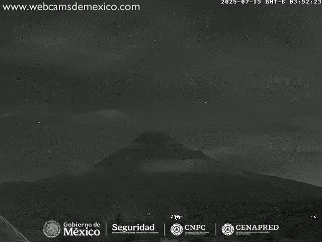 Volcán de  Colima Volcano from Montitlan Live Cam - Villa de Alvarez, Colima, Mexico