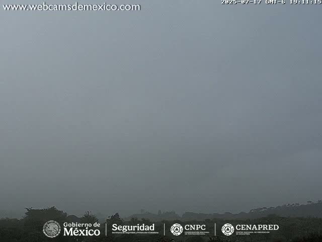 Volcán de  Colima Volcano from Montitlan Live Cam - Villa de Alvarez, Colima, Mexico