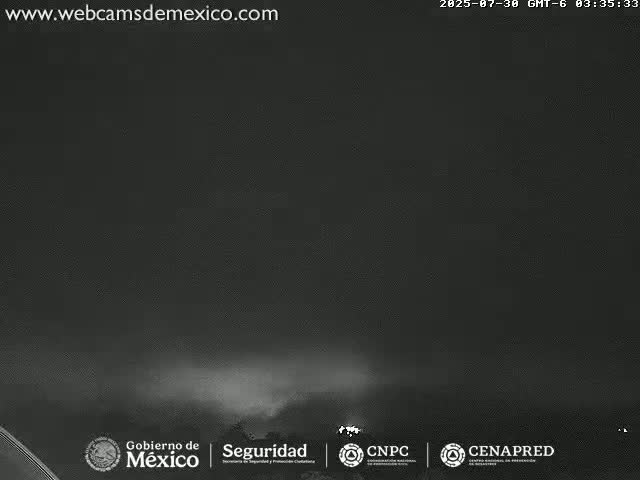 Volcán de  Colima Volcano from Montitlan Live Cam - Villa de Alvarez, Colima, Mexico