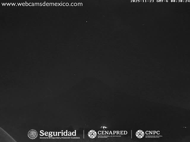 Volcán de  Colima Volcano from Montitlan Live Cam - Villa de Alvarez, Colima, Mexico