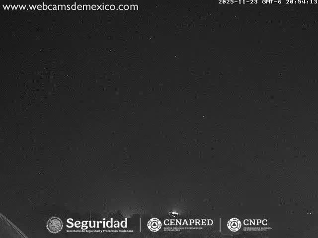 Volcán de  Colima Volcano from Montitlan Live Cam - Villa de Alvarez, Colima, Mexico