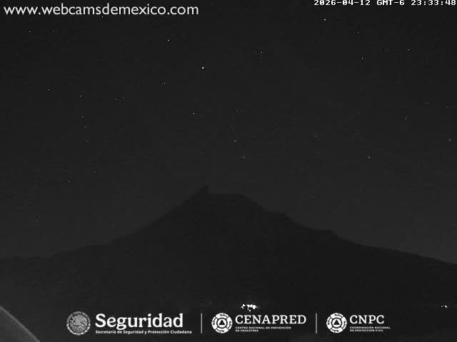 Volcán de  Colima Volcano from Montitlan Live Cam - Villa de Alvarez, Colima, Mexico