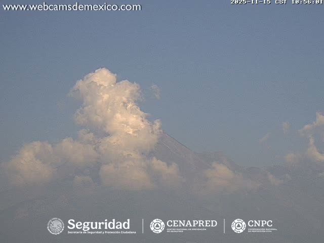 Volcán de  Colima Volcano from Palmillas Live Cam - Villa de Alvarez, Colima, Mexico