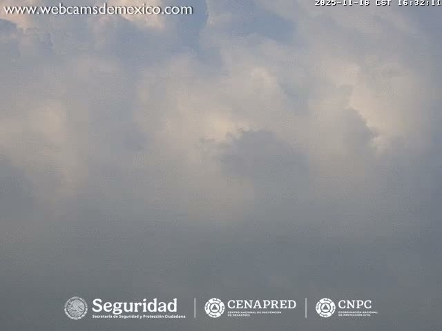 Volcán de  Colima Volcano from Palmillas Live Cam - Villa de Alvarez, Colima, Mexico