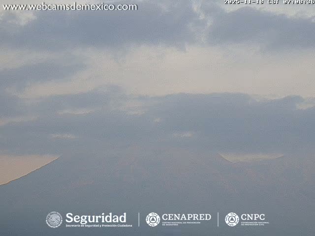 Volcán de  Colima Volcano from Palmillas Live Cam - Villa de Alvarez, Colima, Mexico