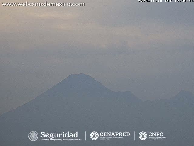 Volcán de  Colima Volcano from Palmillas Live Cam - Villa de Alvarez, Colima, Mexico