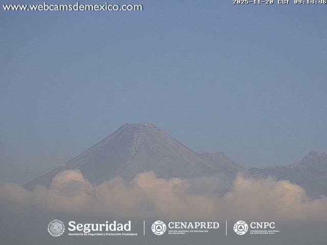 Volcán de  Colima Volcano from Palmillas Live Cam - Villa de Alvarez, Colima, Mexico