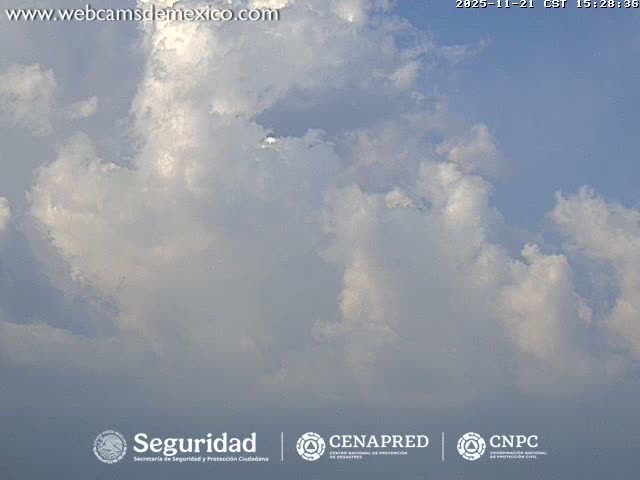 Volcán de  Colima Volcano from Palmillas Live Cam - Villa de Alvarez, Colima, Mexico