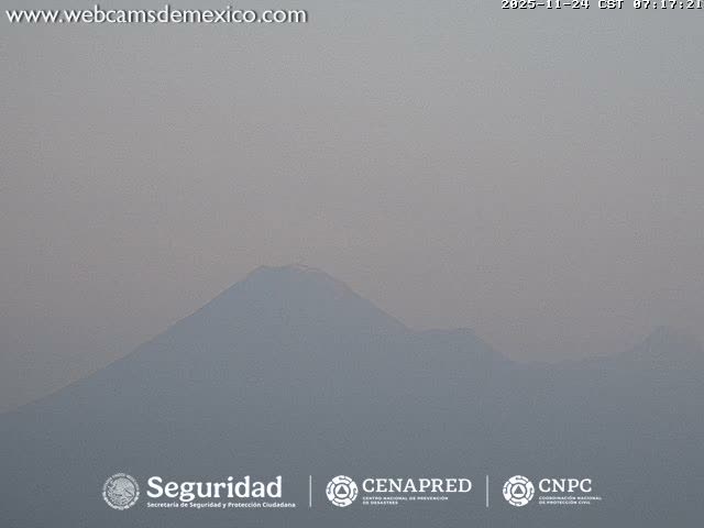 Volcán de  Colima Volcano from Palmillas Live Cam - Villa de Alvarez, Colima, Mexico