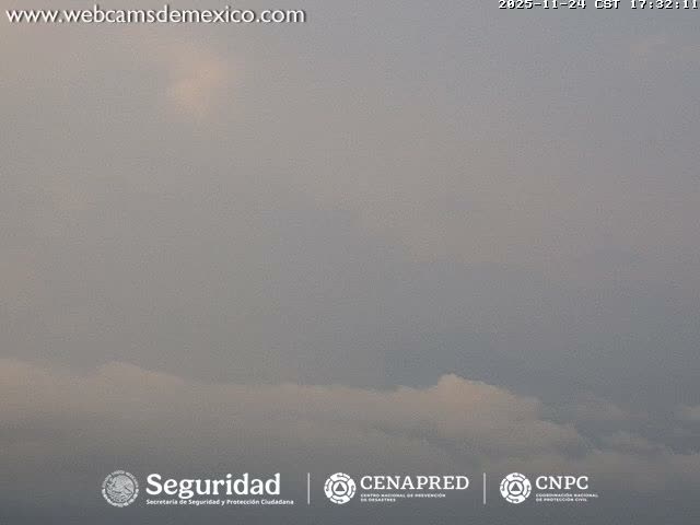 Volcán de  Colima Volcano from Palmillas Live Cam - Villa de Alvarez, Colima, Mexico