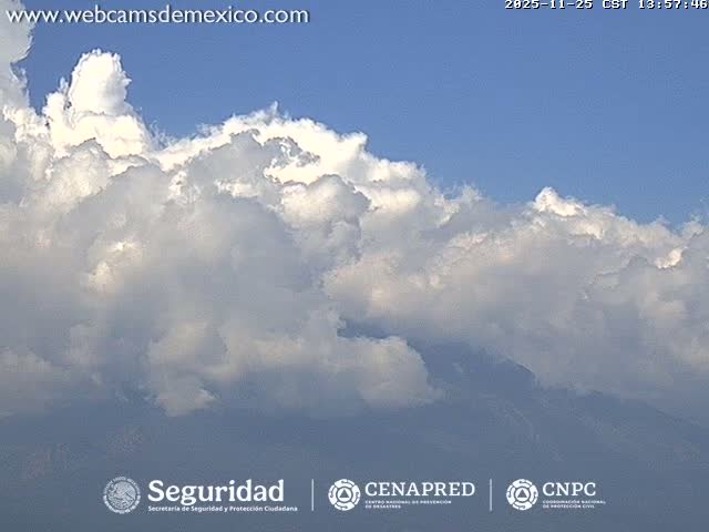 Volcán de  Colima Volcano from Palmillas Live Cam - Villa de Alvarez, Colima, Mexico