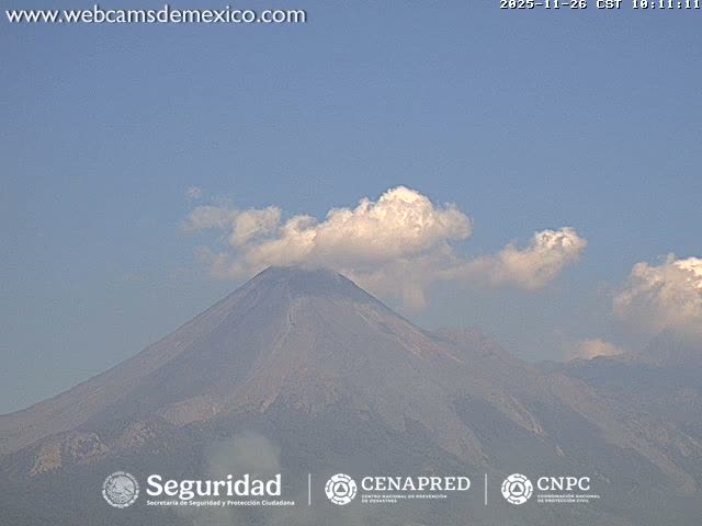 Volcán de  Colima Volcano from Palmillas Live Cam - Villa de Alvarez, Colima, Mexico