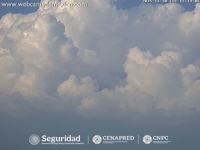 Volcán de  Colima Volcano from Palmillas Live Cam - Villa de Alvarez, Colima, Mexico