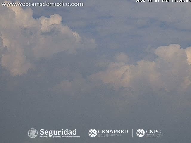 Volcán de  Colima Volcano from Palmillas Live Cam - Villa de Alvarez, Colima, Mexico
