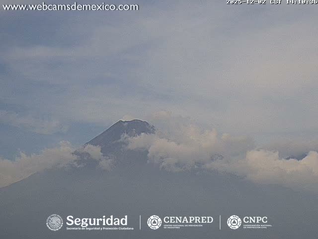 Volcán de  Colima Volcano from Palmillas Live Cam - Villa de Alvarez, Colima, Mexico