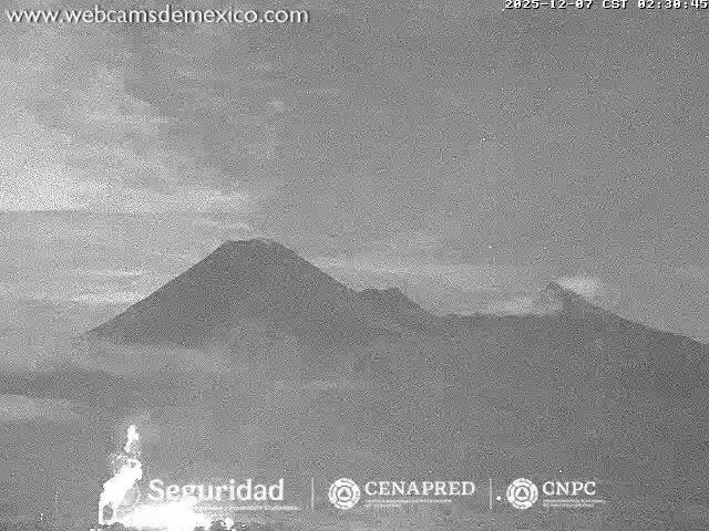 Volcán de  Colima Volcano from Palmillas Live Cam - Villa de Alvarez, Colima, Mexico