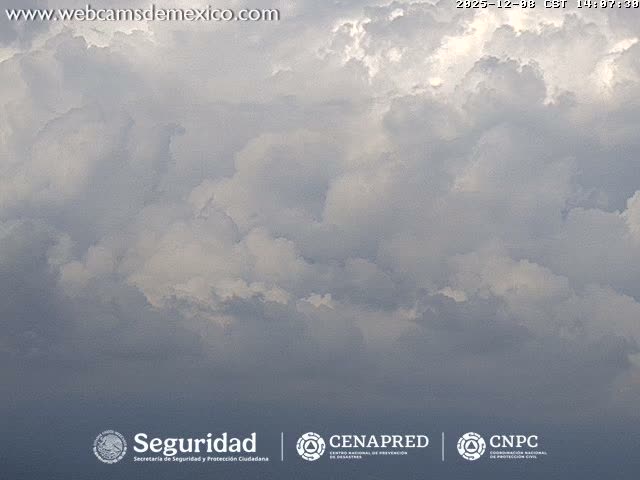 Volcán de  Colima Volcano from Palmillas Live Cam - Villa de Alvarez, Colima, Mexico